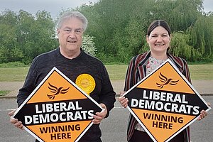 Cllr Chris Stanbra and Cllr Celidih Devine